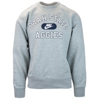 Men's nike utah state aggies fleece crew sweatshirt